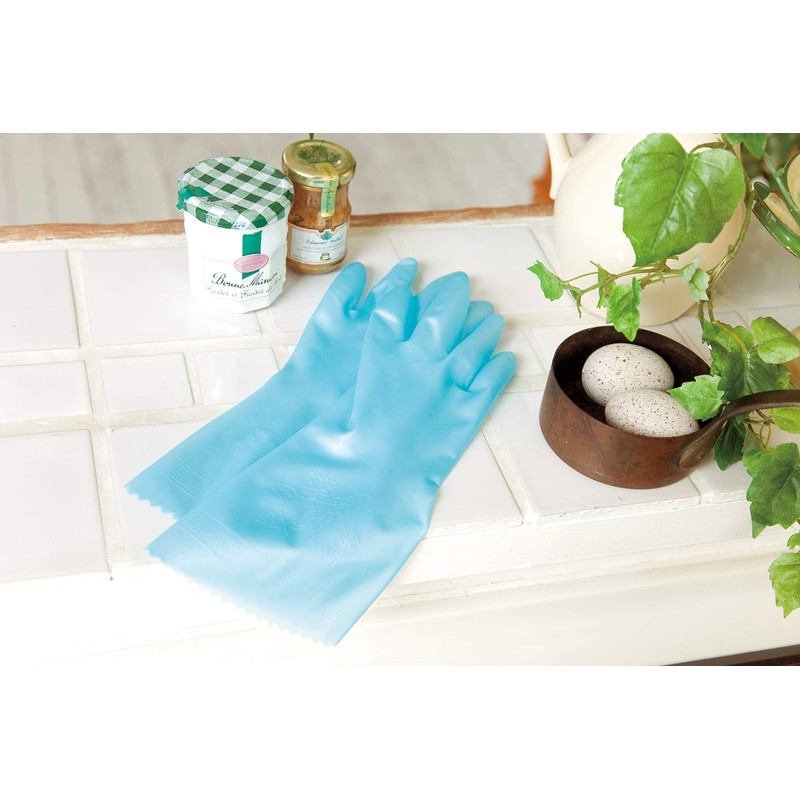 (Showa Glove) Nice Hand Surutoto Touch M Size Sapphire Blue