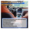 Helicopter Car Air Fresheners with Solar Rotating, Creative Car Perfume
