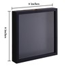 eletecpro 8x8 Inch Shadow Box with Real Glass Cover and