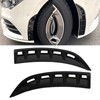 Front Bumper Canard, Front Bumper Canard Glossy Black Replacement for