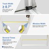 Yoochee Expandable Window Screen, 2 Pack Adjustable Window Screen (15"