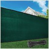 ColourTree Customized Size Fence Screen Privacy Screen Green 4' x