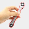 LDCRE HVAC Service Wrench Set, Air Conditioner Valve Curved Ratchet