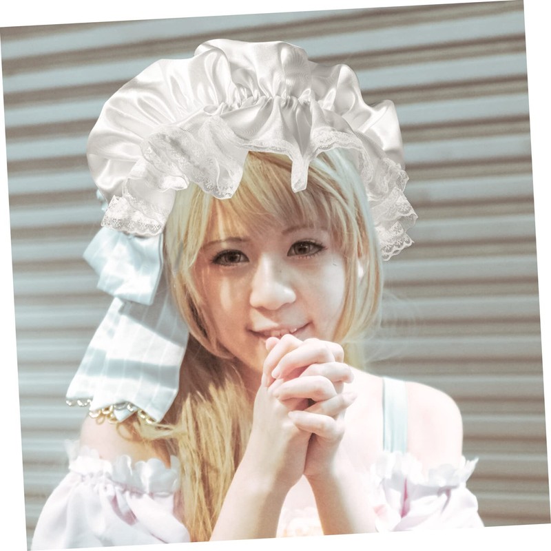 TENDYCOCO Lolita Maid Lace White Cosplay Accessory Cute Headband Lolita