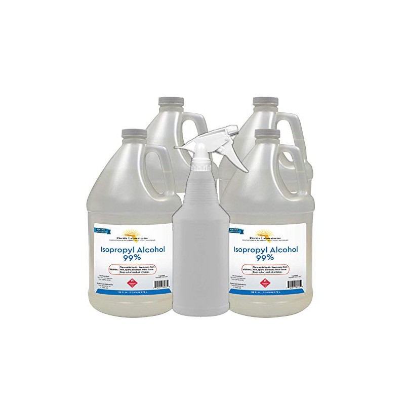 Isopropyl Alcohol 99% Anhydrous - 4 Gallon - Empty Bottle