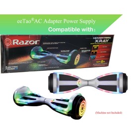 eeTao AC/DC Adapter Charger Compatible with Razor Hovertrax XRay 15156290 Hoover Trax X-Ray Electric Board 25.2V Li-ion Battery Pack Hon-Kwang HK-AD-252U060-US W15156208014 Power Supply Cord Cable PSU