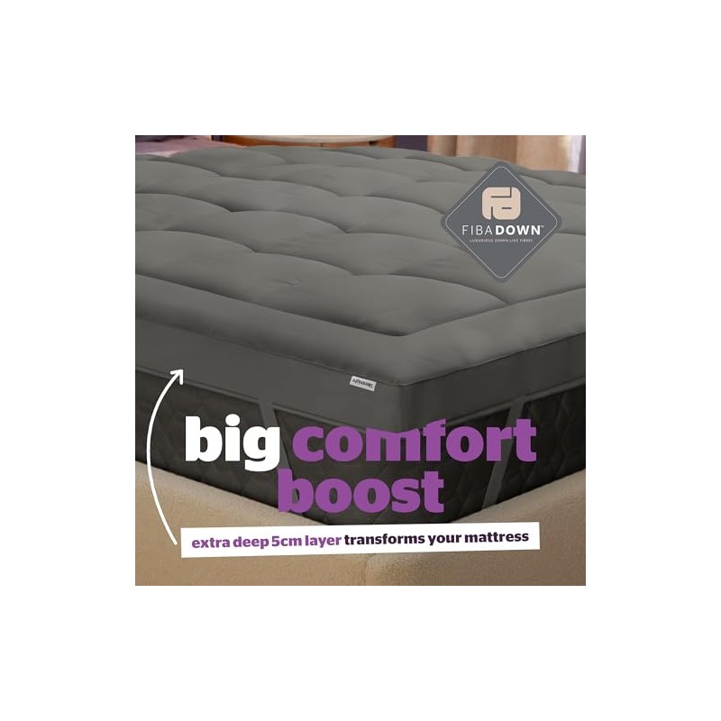 Silentnight 10cm Mattress Topper Double Bed Ultimate Deep Sleep -