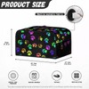 Wiryuouvt Colorful Dog Paws Slow Cooker Bag - Compatible with