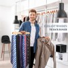 2 Pack Tie Rack Belt Hanger for Closet Fitnice Upgraded