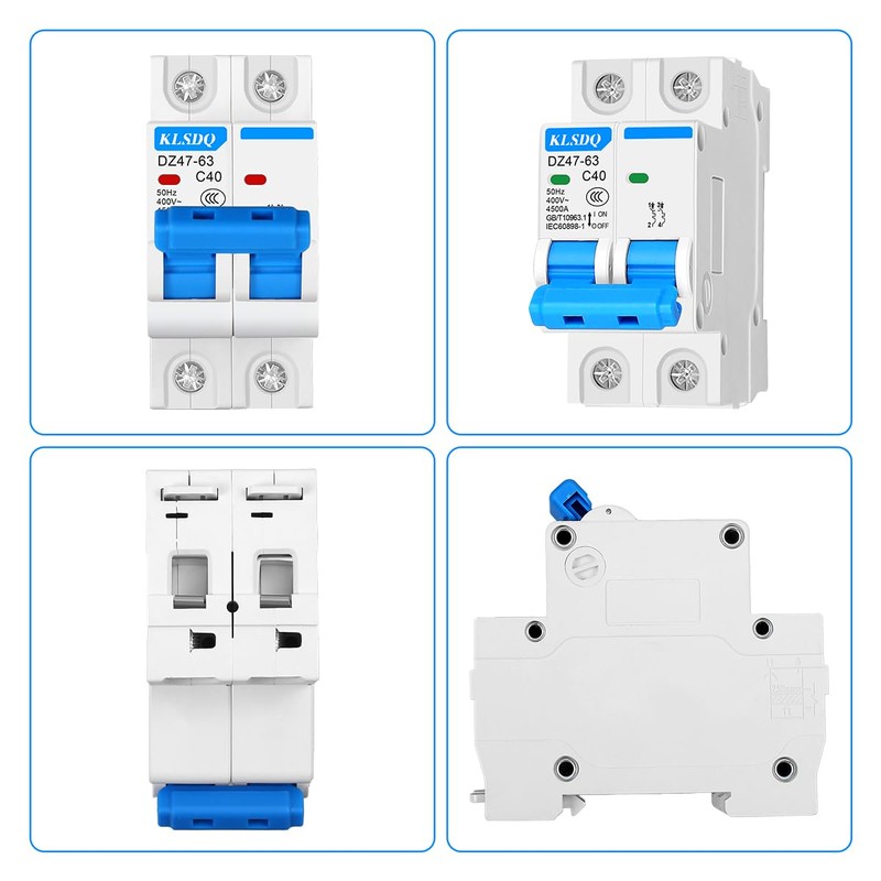 MaxEarn 2P Circuit Breaker, 32A 400V AC Circuit Breaker, Miniature