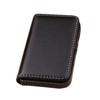 Kamomiru, Colorful Business Card Case, Choice of 7 Colors, black