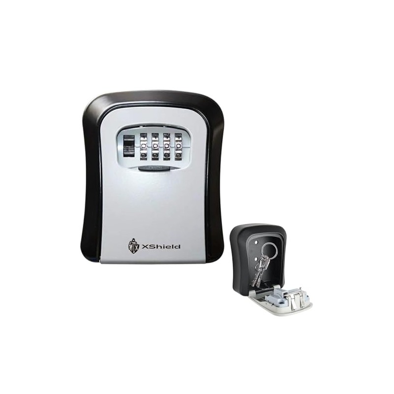 Double Dragon 4-digit Combination Key Safe | Police-approved Wall-mount Lock