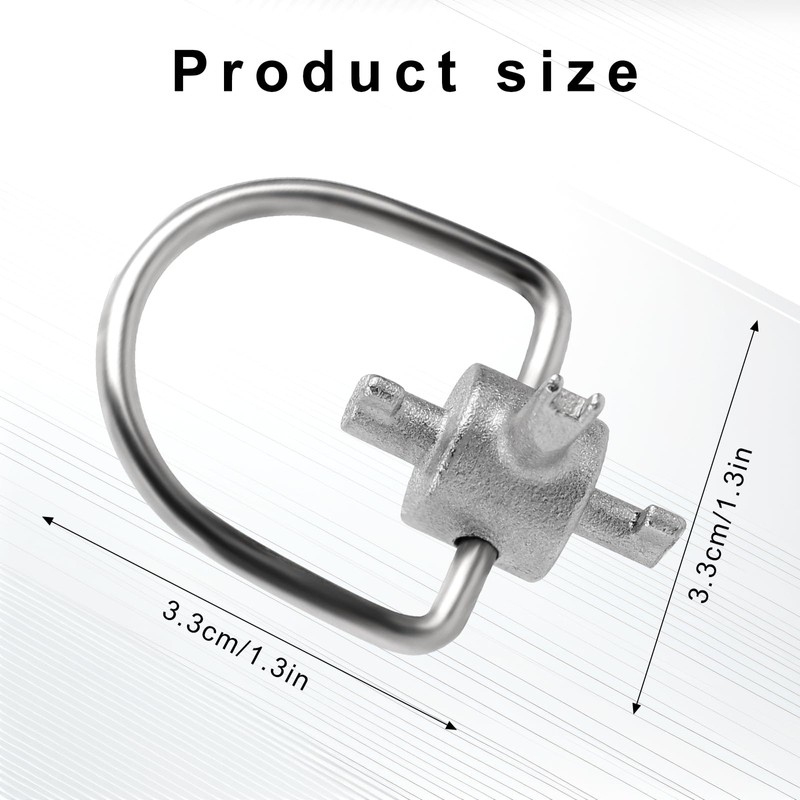 2pcs Locking Cap Key for R410A & R22 Refrigerant, Tamper-Proof
