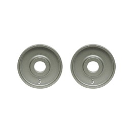 IVANKO (OM-5) Cast-Iron, Machined Olympic Plate Grey 5 lbs (PAIR)