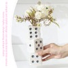 Ceramic Dice Vase,Unique Flower Vase,Retro Home Decor Bottle,Maximalist Planter,for Desk,