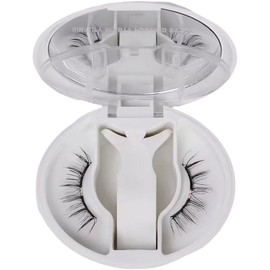 Magnet Eyelashes Natural Natural Curl No Glue One Touch Daily Self Partial Strand Magnetic Lucky Lash Self Extension, 1 Piece, Black / 자석속눈썹 내추럴자연컬 노글루 원터치 데일리 셀프 부분가닥 마그네틱 럭키레쉬 셀프연장, 1개, 블랙