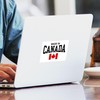CafePress Made in Canada Rectangle Sticker Rectangle Bumper Sticker Car