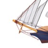 Model Ship Mediterranean Style High Density Natural Pinewood Durable Vibrant