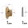 Wood knobs Extra Large 2 inch Big Wooden knob for