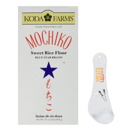 Koda Farms Mochiko Sweet Rice – Glutinous Flour for Mochi, Dango & Baking – Thai Flour for Desserts & Organic Buckwheat Noodles – 16oz (12 Pack)