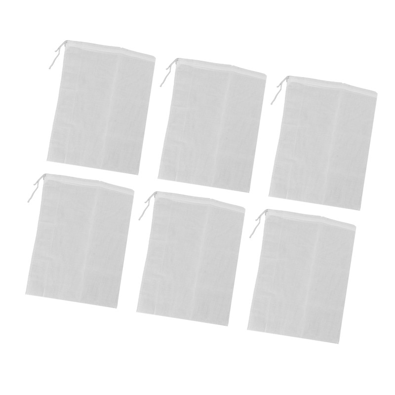 12Pcs Reusable Empty Tea Bags Drawstring Spice Cheesecloth Soup Bags