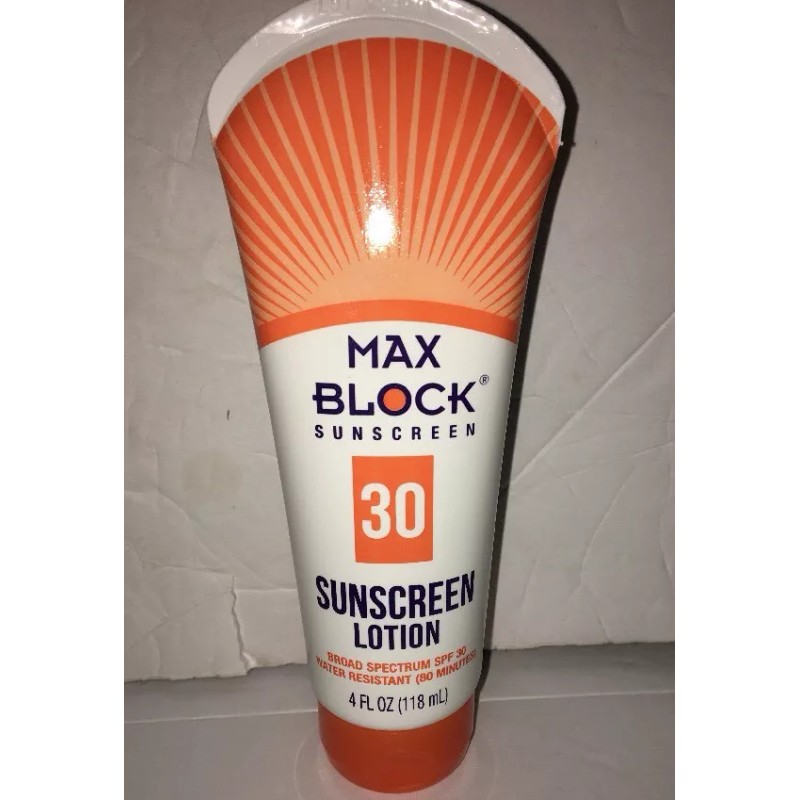 Max Block SHIP N 24H-Max Block Sunscreen 30 SPF Broad
