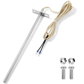 7" RTD Temperature Probe Sensor, 304 Stainless Steel Replacement for Traeger Grill Probe, PT1000 Internal Ambient Probe with 47" Cable, Compatible with Traeger and Z-Grill Pellet Grills