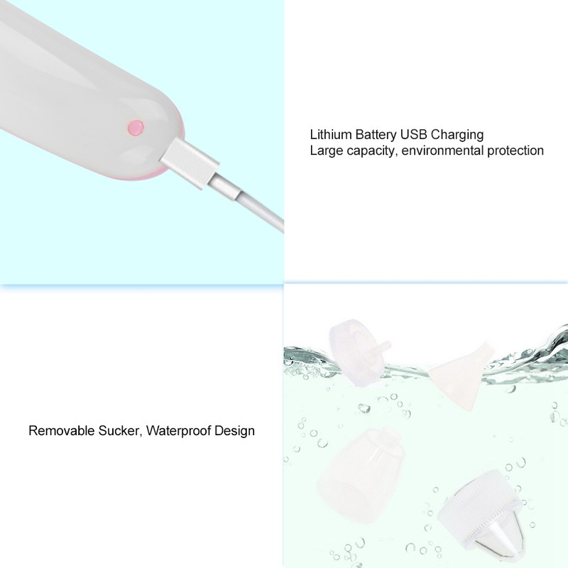 Baby Nasal Aspirator Electric Nose Cleaner Nasal Acne Blackhead Sucker