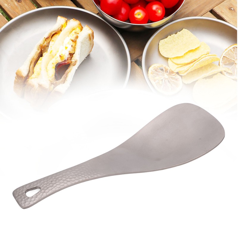 Titanium Rice Spoon Short Handle Heat Resistant Rice Spoon Cooking