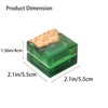 GOGOJSM Wedding Ring Box,Sage Green Engagement Ring Box for Proposal