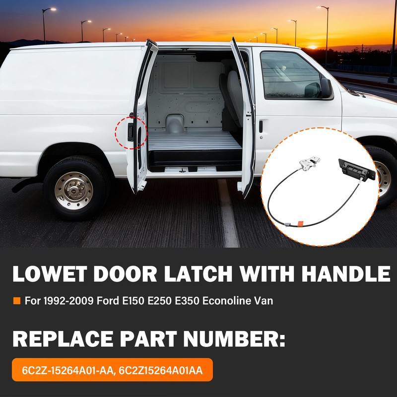 Right Side Door Handle for Ford E150 E250 E350 Econoline