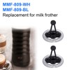 Gosknor 2 Stück Ersatz-Schneebesen für Milchaufschäumer, Ersatzteile Elektrischen Milchaufschäumer und
