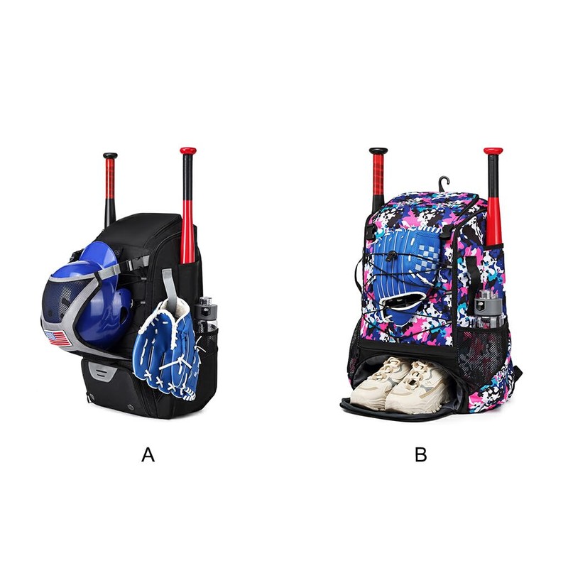 SUIOPPYUW Youth Baseball Bag For Boys 8-12 Large Capacity And