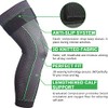Fundas de Compresión Transpirables 3 Pares para Rodilla y Pantorrilla