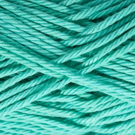 Estako Royal Cotton, 100% hilo de algodón Giza mercerizado, suave, súper fino 1 para ganchillo y tejer 1.7 onzas (50 g) / 137 años (125 m) (5081 - cian)