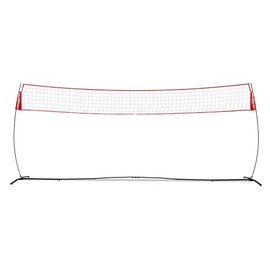 PowerNet 20 FT Freestanding Volleyball Warm Up Net, Portable Design for Indoor Or Outdoor Use, Foldable One Piece Quick Setup Frame, Great for Hitting Serving Drills Small Scrimmage Or 1 On 1 Game