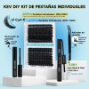 Kev Kit De Extensiones De Pestañas 3d Volumen Con Accesorios