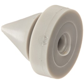 Rockwood 608 DuraFlex Rubber Door Silencer for Metal Door, 1/2" Diameter x 5/8" Length, Gray (Carton of 100)