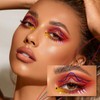 Anglicolor 6 Colours Coloured Eyeliner, Diamond Glitter Liquid Eyeshadow Durable