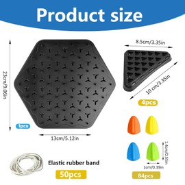 Quzyllic Triggle Game, Triggle Geometric Chess Game, Chains Triangle Chess Game, Chain Triangle Chess Game, Board Games Triangle, Knot Logic Game for Family Parties and Travel