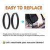 2Pcs Rubber Vacuum Belt for Bissell Pro Heat 2X Revolution