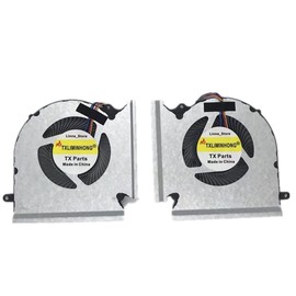 TXLIMINHONG New CPU and GPU Cooling Fan for MSI GE66 GP66 GL66 10SGS 10SFS 10SF 10UH 10UG 10UE 11UH 11UG 11UE 11UG PABD08008SH N453 N454 E330800930MC200K E330401690MC200K DC5V 1.0A