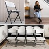 Lifetime Folding Chairs, Heavy Duty Foldable Chair Contoured for Comfort,