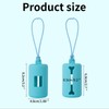 3Pack Dog Poop Bag Holder for Leash,Integrated Molding Soft Plastic