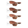 YeWink Clear Acrylic Hat Rack for Wall：2 Pieces with Cowboy