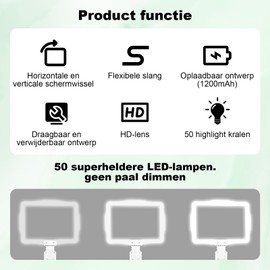 Magnifying Glass with Light and Stand - Escelope with Light for Books, Newspapers, Maps and Precision Work