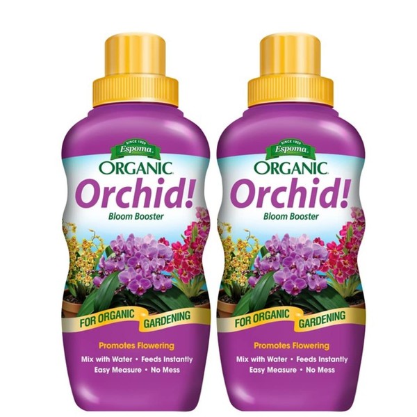 Espoma Organic Orchid! 8-ounce concentrated plant food – Plant Fertilizer and Bloom Booster for all Orchids and Bromeliads. Ideal for Phalaenopsis, Dendrobium, and Other Types of Orchids. Pack of 2