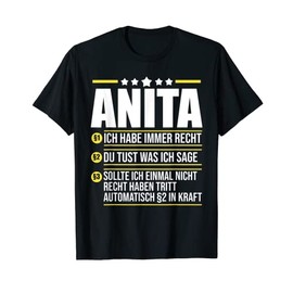 Anita T-Shirt, black