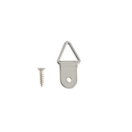 Fukui Metal Crafts F-0181 Triangle Hanging Can, Safety Load Capacity: 8.8 lbs (4 kg) x 10 Pieces, Frame Hardware, Triangular Kan, Biracan, Hook, Frame Hanging Hardware