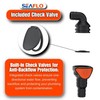 SEAFLO 90° Angled (3/4"-1" in |1" Out) Quick Disconnect Non-Return